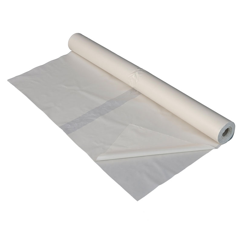 Film plastique de protection tri-couches polyéthylène recyclé 5/100e (3m*25m soit 75m2) Dulary standard