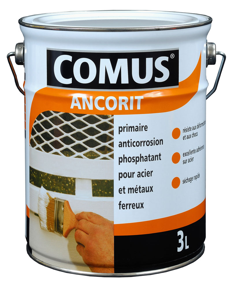 Primaire sous-couche antirouille haute performance pour métaux ferreux : Ancorit (3L)