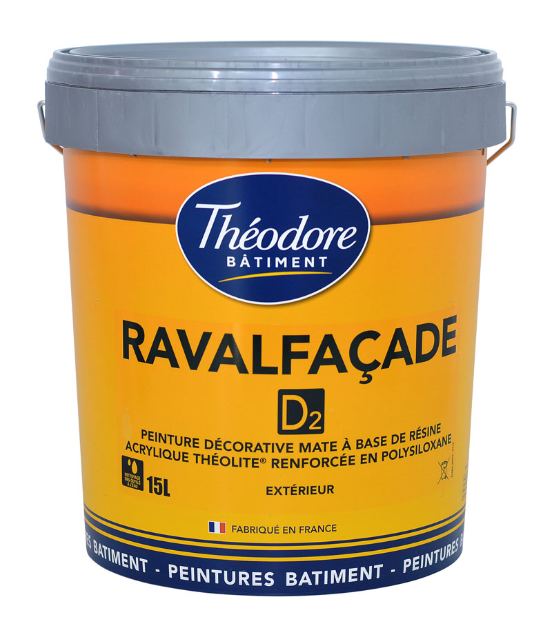 Ravalfaçade D2 (15L) : Peinture ravalement de protection et décoration de vos maçonneries et façades