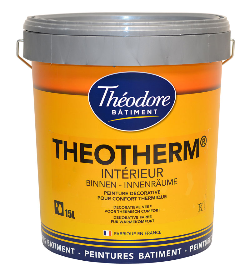 Peinture isolante thermique intérieure finition velours pour murs et plafonds : Theotherm ...