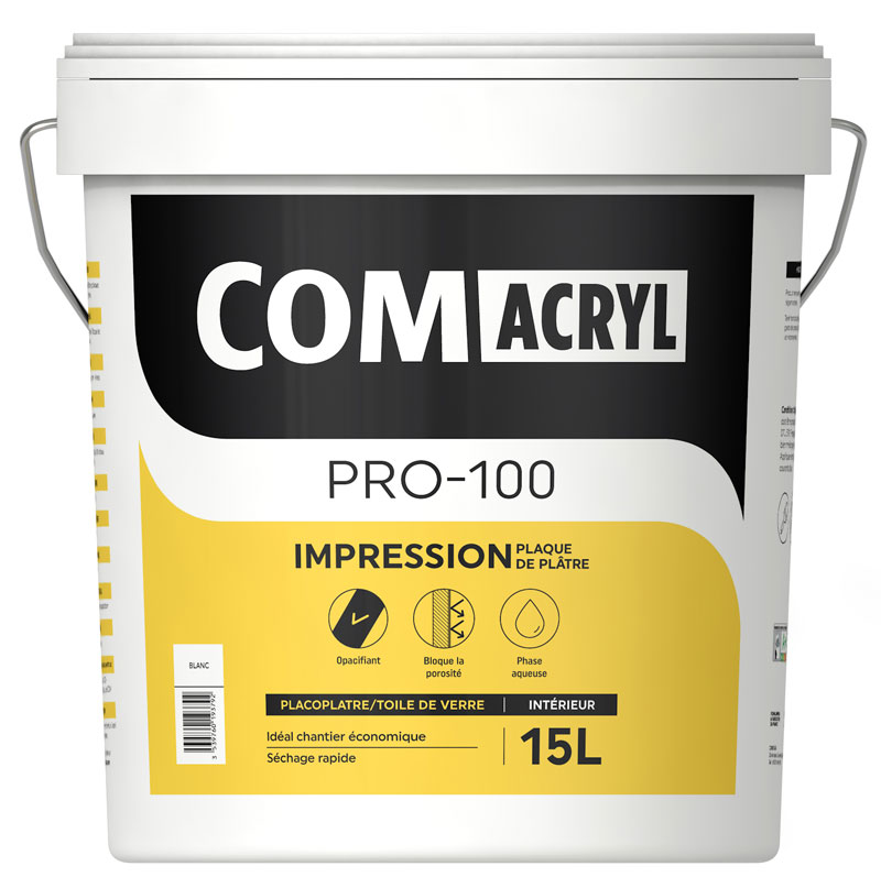 Sous-couche acrylique top rapport qualité/prix : Comus Comacryl Impression (15L)