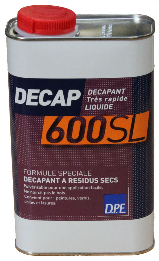 Décapant liquide très rapide et sans rinçage DECAP 600 SL - 1 litre