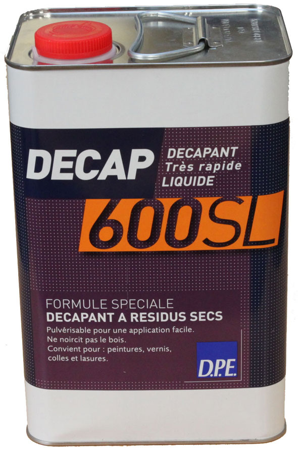 Décapant liquide très rapide et sans rinçage DECAP 600 SL - 5 litres