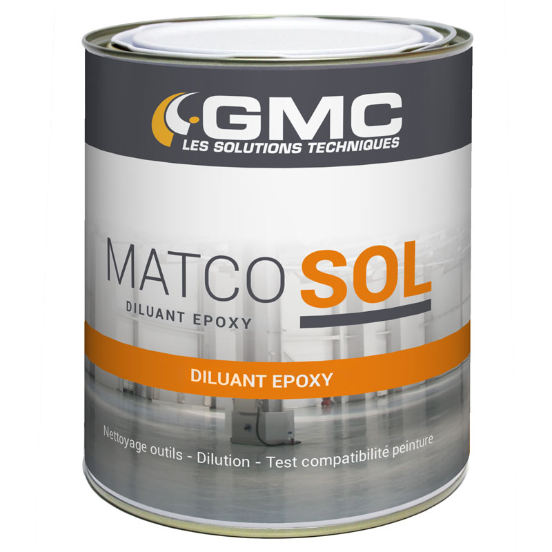 Diluant epoxy pour le nettoyage des outils et la dilution de Matcosol Piscine : Matcosol Diluant Epoxy (2,5L)
