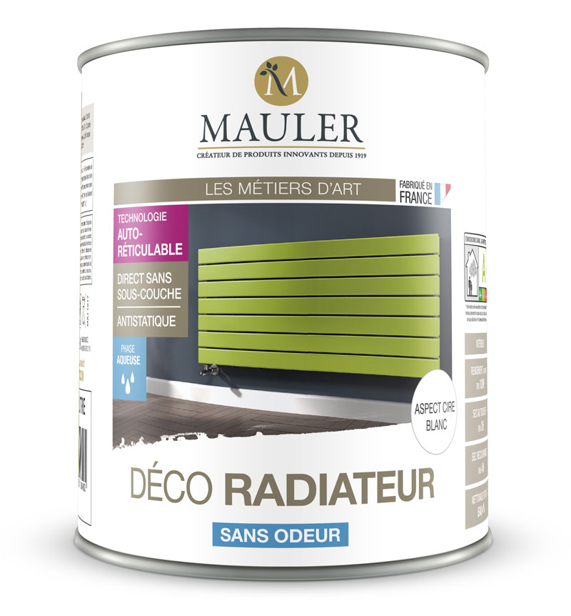 Peinture de rénovation et décoration des radiateurs, directe sans sous-couche : Mauler Déco Radiateur 2,5L