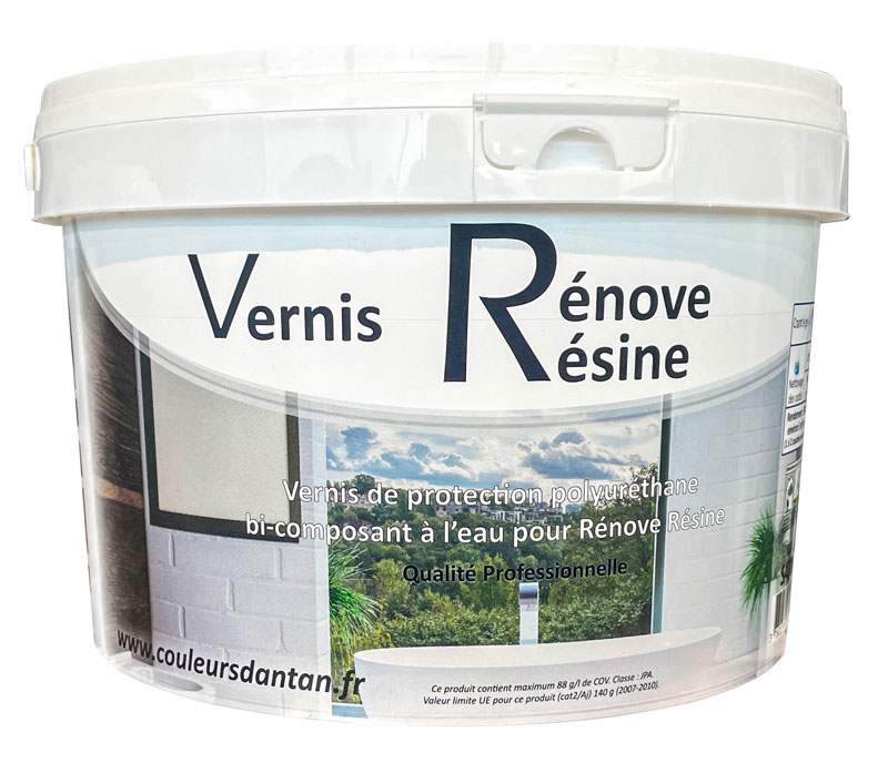 Vernis protection finition Renove Resine (0,5L ou 2,5L) - Finition brillante, satinée ou mate - Idéal carrelage, évier, mélaminé, baignoire...