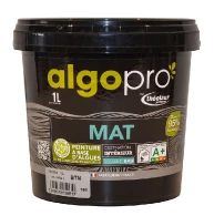 Peinture naturelle bio-sourcée à base d’huile végétale et d’algues pour murs et plafonds : Algo Pro mat (1L)