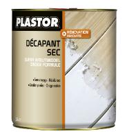 Décapant sec bois Plastor (5L) : Décapant bois sans rinçage, facile d’utilisation, pour éliminer rapidement tous types de revêtements