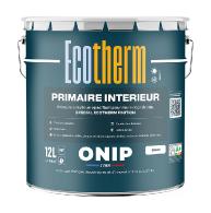ONIP Primaire Ecotherm (12L) : impression opacifiante murs et plafonds avant peinture régulation thermique Ecotherm