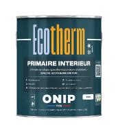 ONIP Primaire Ecotherm (1L) : impression opacifiante murs et plafonds avant peinture régulation thermique Ecotherm