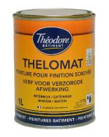 Peinture mate de qualité supérieure classée Ecolabel, recommandée pour les plafonds : Thelomat (1L)