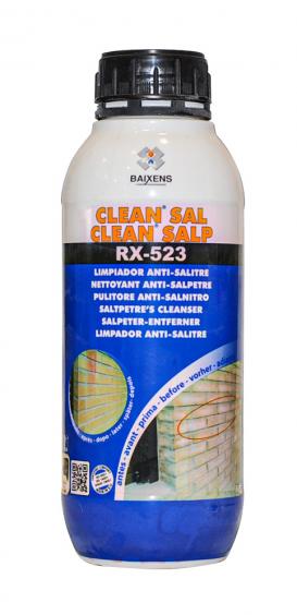 Solution nettoyante pour éliminer et neutraliser le salpêtre alcalin : Baixens RX-523