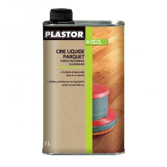 Cire liquide parquet Plastor (1L) : Cire végétale de haute qualité pour la protection et l’entretien des parquets cirés