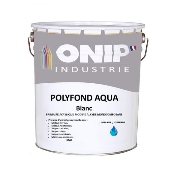 ONIP Polyfond Aqua (1L ou 3L) : primaire accrochage multisupport (bois, métal, supports fermés...) d'excellente adhérence