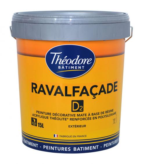 Peinture de ravalement pour façades et maçonneries extérieures Ravalflex 15L