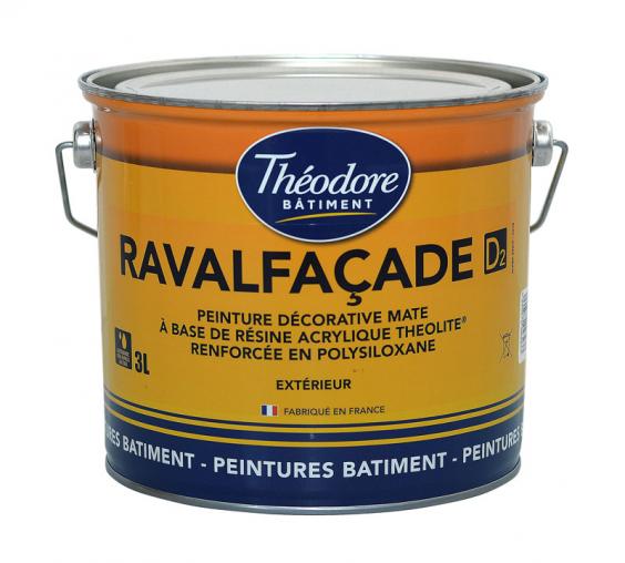 Peinture de ravalement pour façades et maçonneries extérieures Ravalflex 3L