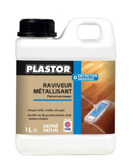 Raviveur Métallisant Plastor (1L) : prolonge la durée de vie du vitrificateur, ravive les surfaces et estompe les rayures