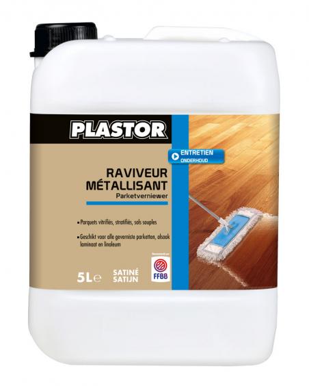 Raviveur Métallisant Plastor (5L) : prolonge la durée de vie du vitrificateur, ravive les surfaces et estompe les rayures