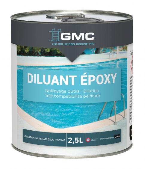 Diluant epoxy pour le nettoyage des outils et la dilution de Matcosol Piscine : Matcosol Diluant Epoxy (2,5L)