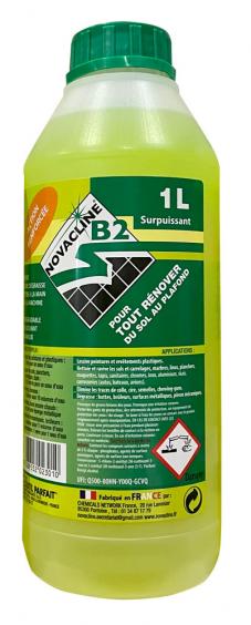 Nettoyant dégraissant polyvalent super concentré pour lessiver les peintures : Novacline B2 (1L)