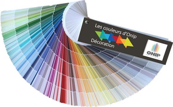 Nuancier couleur des 950 teintes de peinture Les Couleurs d'ONIP Décoration
