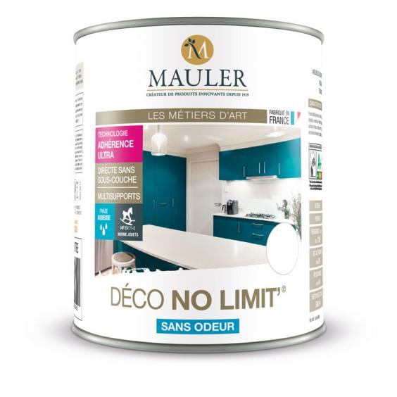 Peinture multisupports Mauler Deco No Limit' 1L -  Idéale pour rénover meubles, carrelages et pratiquement tous les supports sans décapage ni sous-couche