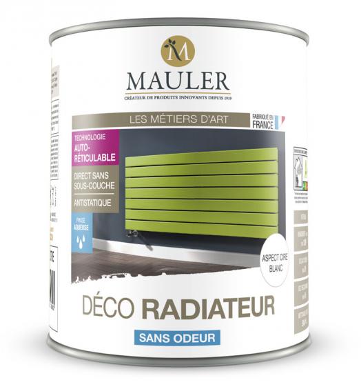 Peinture spéciale tous types de radiateurs, directe sans sous-couche : Mauler Déco Radiateur 1L