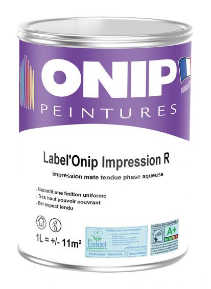 Impression acrylique opacifiante pour murs et plafonds : Label'ONIP Impression R (1L)