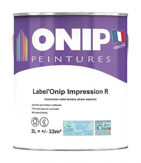 Impression acrylique opacifiante pour murs et plafonds : Label'ONIP Impression R (3L)