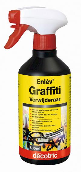 Spray Enlèv'Graffiti Decotric (500ml) : pour éliminer les graffiti des peintures aérosol et feutres