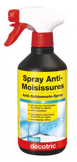 Spray anti-moisissures Decotric (500ml) : pour éliminer les moisissures sur tous supports - Extrêmement efficace