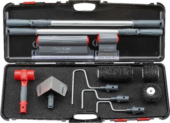 Valise Concept Plaquiste : le kit en valise le plus complet pour le travail des bandes à joint et les enduits