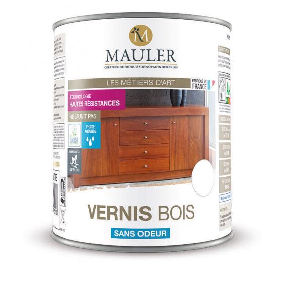 Vernis bois intérieur Mauler (0,25L et 0,5L) : pour la protection des bois et de la peinture métallique effet dorée Mauler