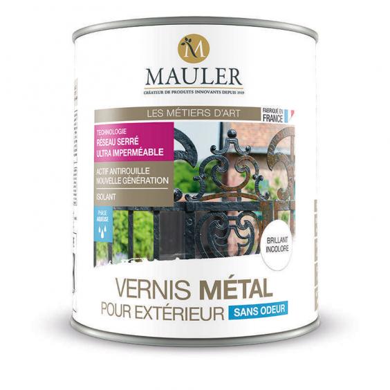 Vernis métal anti-rouille extérieur Mauler (1L) : isole et protège parfaitement les métaux